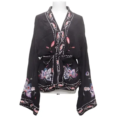 Kimono (Noir, Multicolore) de YAS Viscose