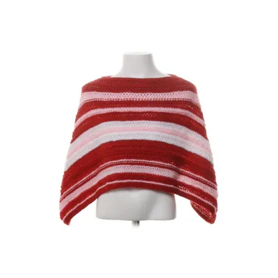 Poncho (Rot, Pink, Weiß)