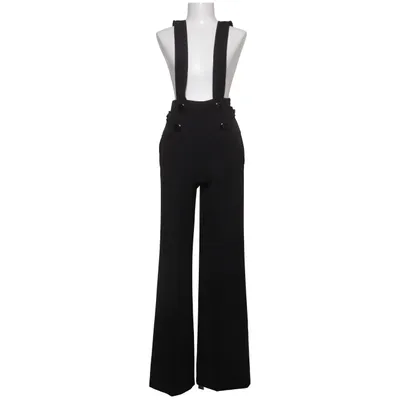 Tuinbroek (Zwart) van Ake Elastaan, Polyester, Viscose