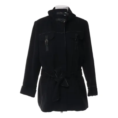 Manteau (Noir) de Jensen Viscose, Laine