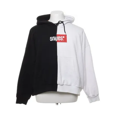 Capuchon sweater (Zwart, Wit) van Snipes Katoen, Polyester