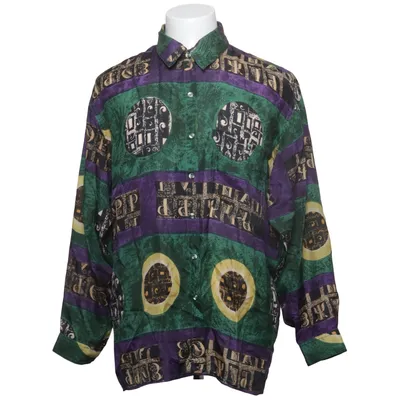 Skjorta (Grön, Lila, Gul, Svart) från Surprise Silke