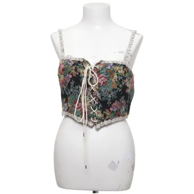 Crop top (Zwart, Meerkleurig) van Cider