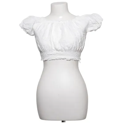 Crop top (Blanc) de Defox Coton