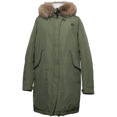 Parkas (Grön) från Blauer Dun, Fjädrar, Päls, Polyester