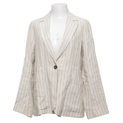 Blazer (Beige) fra Twist & Tango Linned, Polyester, Viscose