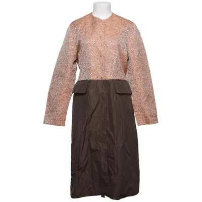 Kleid (Braun, Beige) von Rützou Acetat, Baumwolle, Polyamid, Polyester