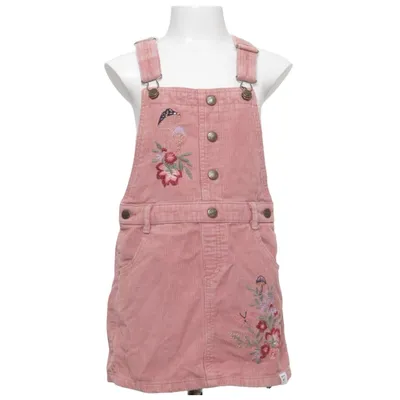 Dungaree dress (Pink) from Mantaray Cotton
