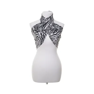 Halter neck top (White, Black) from KeiKei
