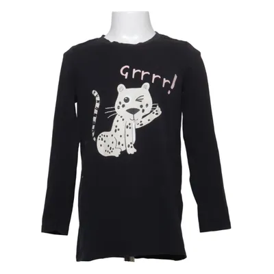 T-shirt à manches longues (Noir) de Amy & Lucy Coton, Élasthane