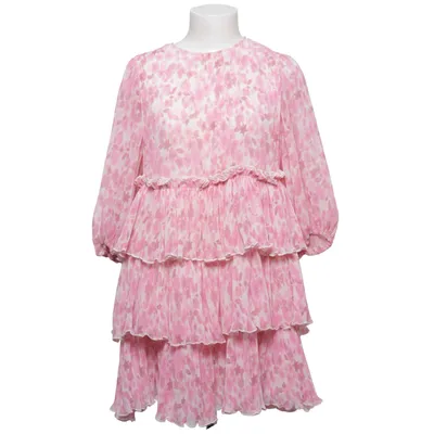 Kjole (Pink, Hvid) fra Ganni Genanvendt polyester