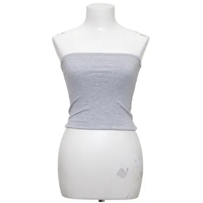 Tube top (Grijs) van Brandy Melville Katoen, Elastaan