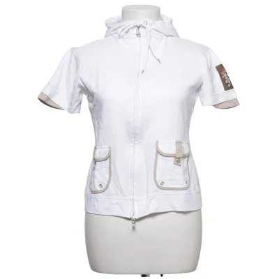 Kurzärmeliger Hoodie (Weiß, Beige) von Bogner Baumwolle