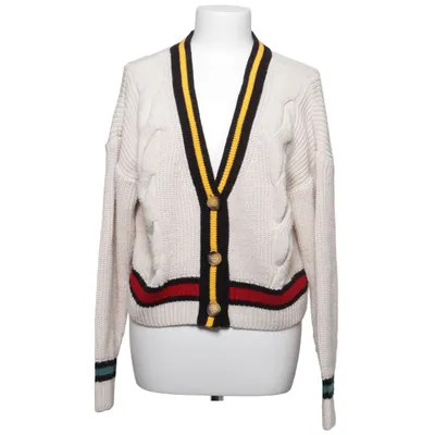 Strickjacke (Weiß, Mehrfarbig) von STR