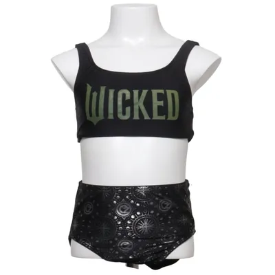 Bikini (Black) from Wicked Elastane, Recycled polyester