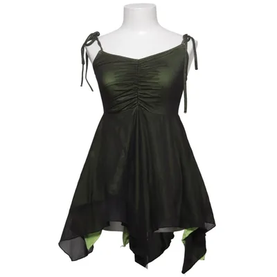 Robe (Vert, Noir) de Current Mood Élasthane, Polyester, Viscose