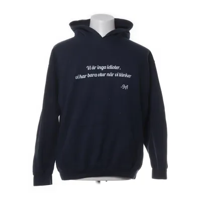 Capuchon sweater (Blauw) van Gildan Katoen, Polyester