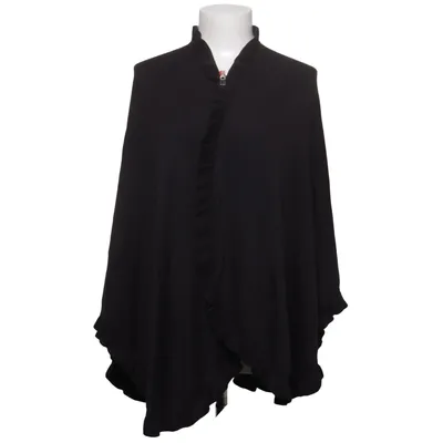 Poncho (Noir) de Wico Coton, Viscose
