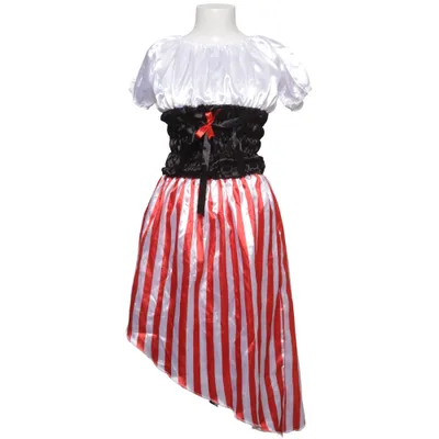Udklædning (Rød, Hvid, Sort) fra Karneval Polyester