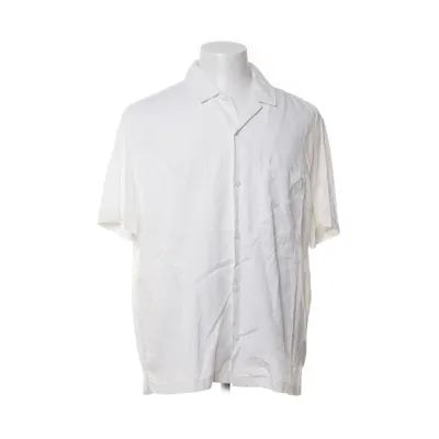 Kortärmad skjorta (Vit) från H&M Man Bomull, Lyocell