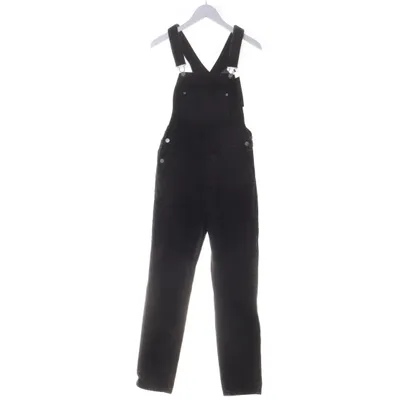 Dungarees (Black) from Dr. Denim Cotton