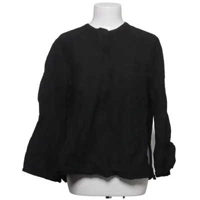 Blouse (Black) from Totême Elastane, Linen, Viscose