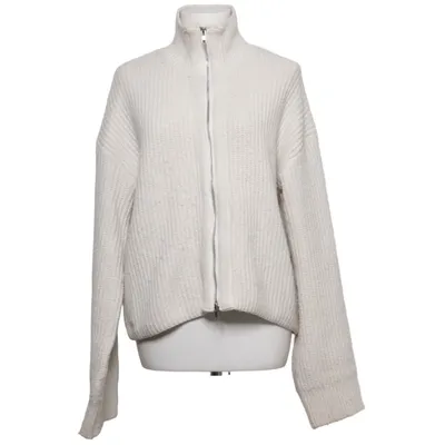 Cardigan (Hvid) fra Bik Bok Elastan, Genanvendt polyester, Uld