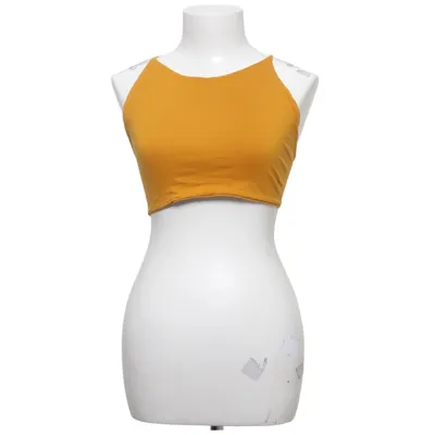 Crop top (Gul) från Guru Shop Bomull, Elastan