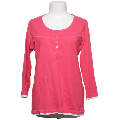 T-shirt manches longues (Rose, Blanc) de Ze-Ze Coton