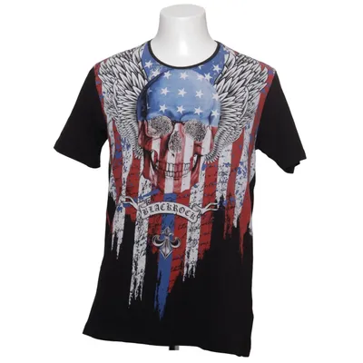 T-shirt (Noir, Multicolore) de Blackrock Coton, Élasthane