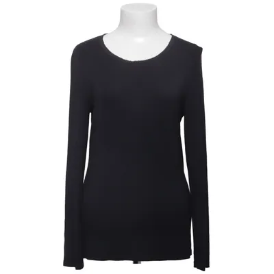 Lange mouwen shirt (Zwart) van FFC Elastaan, Modal, Zijde, Viscose