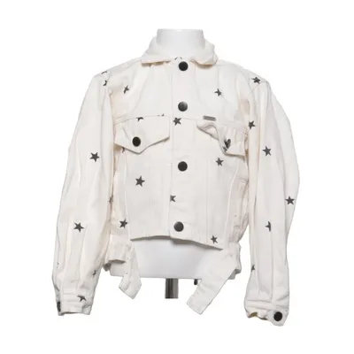 Denim jacket (White, Black) from Amelia Cotton