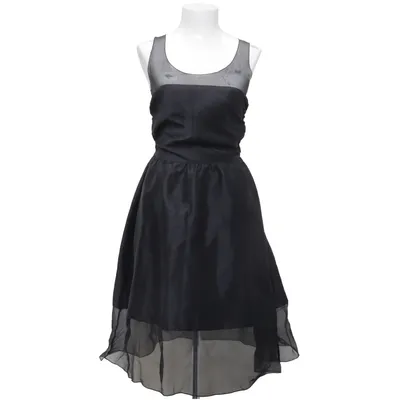 Robe (Noir) de Karl Lagerfeld for H&M Polyester, Soie
