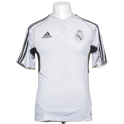 Fodboldtrøje (Hvid, Sort) fra Adidas Polyester