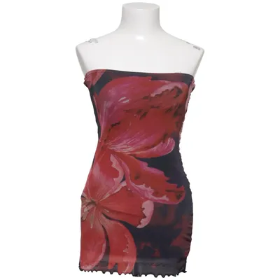 Dress (Black, Red, Multicolored) from Shein Elastane, Polyester