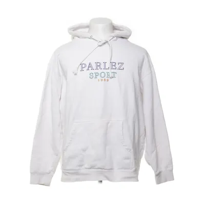 Sweat à capuche (Blanc) de Parlez Coton, Polyester