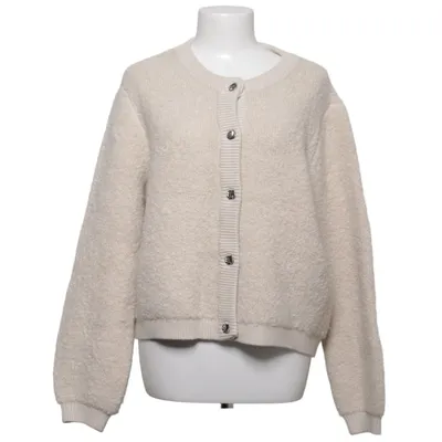 Cardigan (Beige) from MSCH Copenhagen Alpaca wool, Polyamide, Recycled polyester, Viscose
