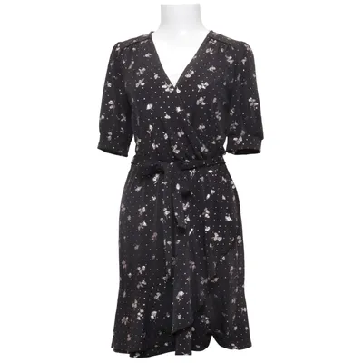 Robe portefeuille (Noir, Argent) de Oasis Élasthane, Polyester
