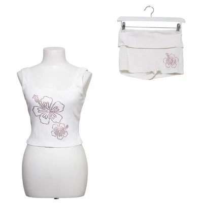 Set (Wit) van Missguided Katoen, Elastaan, Viscose