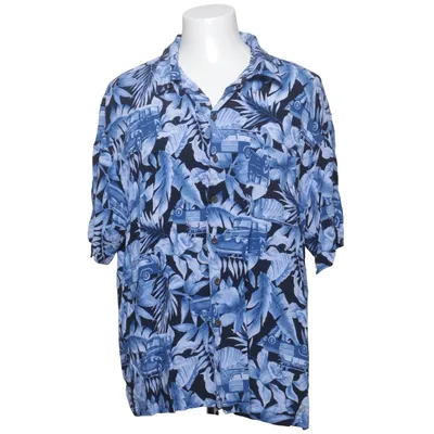 Korte mouwen shirt (Blauw, Zwart, Wit) van Panama Jack Viscose