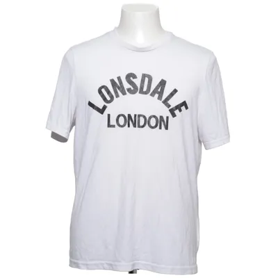 T-shirt (Vit) från Lonsdale Polyester, Viskos