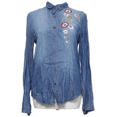 Denim blouse (Blauw, Meerkleurig) van Bleifrei Tencel