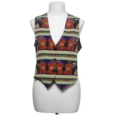 Kostuumgilet (Zwart, Meerkleurig)