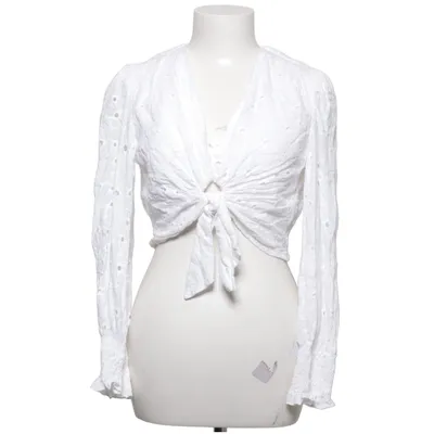 Blouse portefeuille (Blanc) de Effeny Coton