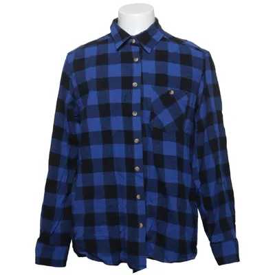 Chemise en flanelle (Bleu, Noir) de Identic Coton