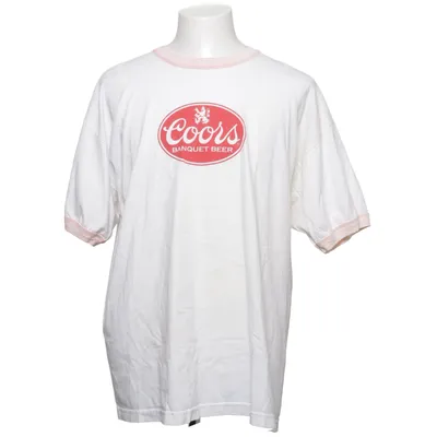 T-shirt (White, Pink) from Allstyle Apparel & Activewear Cotton