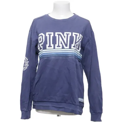 Sweatshirt (Bleu) de Pink Victoria's Secret Coton, Polyester