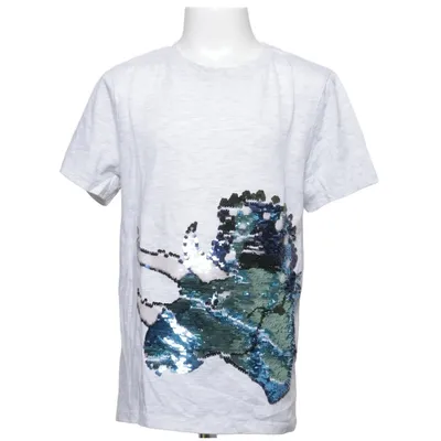 T-shirt (Gray, Multicolored) from H&M Kids Cotton, Polyester