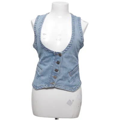 Denim vest (Blue) from Blendshe Cotton, Elastane