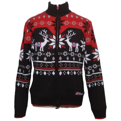 Cardigan (Noir, Rouge, Blanc) de Nebulus Acrylique, Polyester
